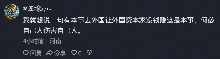 网友评论-自己人伤害自己人
