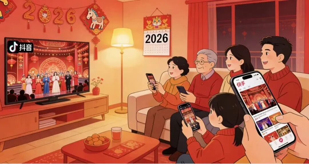 春晚+冬奥+电影+AI,抖快春节营销的“内容之战”-36氪