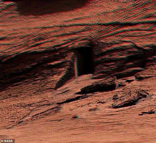 2022年一张类似&ldquo;门形结构&rdquo;的火星照片，也曾引发大量猜测